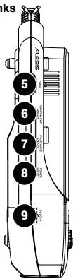 ALESIS PRO TRACK - LINKE UND RECHTE GERÄTSEITEN - 2