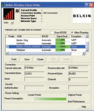 BELKIN CARTE RESEAU SANS FIL PRE-N - Étape 3 Installation de l'Utilitaire Client Sans Fil - 6