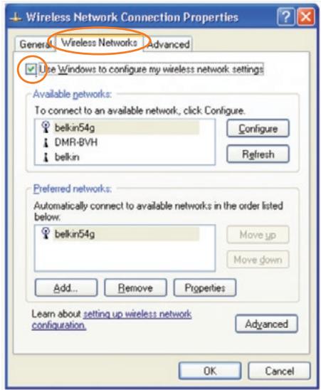 BELKIN CARTE RESEAU SANS FIL PRE-N - Configuration du WPA sous Windows XP pour connecter votre ordinateur à un Routeur ou un Point d'Accès sans fil utilisant le WPA - 1