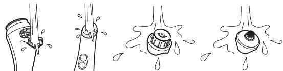 PANASONIC EHXC10 - Rinse off all residue. - 1