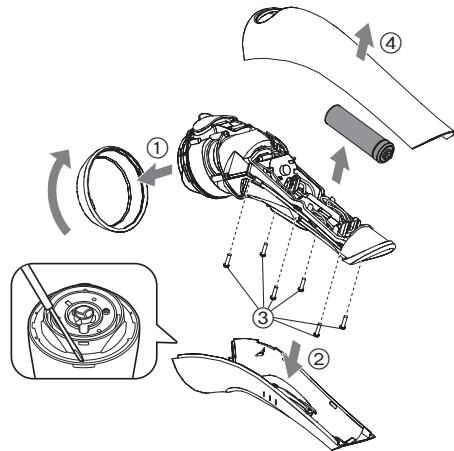 PANASONIC EHXC10 - Retire la bateria integrada antes de desechar el aparato. - 1