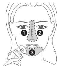 PANASONIC EHXC10 - Nettoyez votre visage. - 1