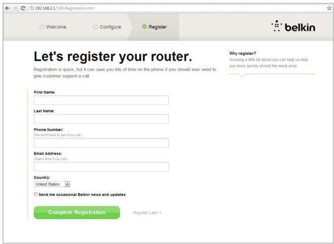 BELKIN WIFI SURF N150 - Manually Set Up Your Internet Connection - 4