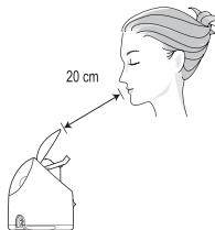 PANASONIC EHXS01 - Fare scorrere l'interruttore verso il basso per specnere l'apparecchio. - 1