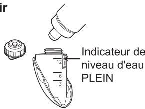 PANASONIC EHXS01 - Remplissez le réservoir d'eau avec de l'eau. - 1