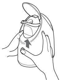 PANASONIC EHXS01 - Slide the power switch upwards to turn on the appliance. - 1