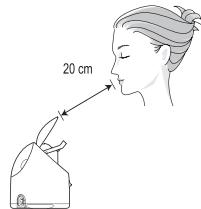 PANASONIC EHXS01 - Deslice hacía abajo el interruptor de encendido para apagar el aparato. - 1