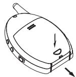 BABYMOOV BABYPHONE AUDIO GREEN DIGITAL,  ECOUTE-BEBE DIGITAL GREEN - De batterij opladen met de stekker adapter - 1