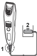 PANASONIC ERSB60 - Anslut adaptern till nätet. - 1