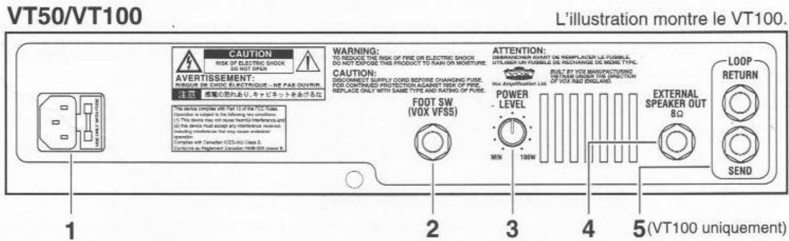 VOX VALVETRONIX VT100 - Interrupteur Power - 2
