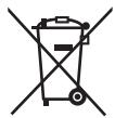 PANASONIC ERSC60 - Avfallshantering avprodukter och batterier Endast for Europeiska Unionen och lander med atervinningsystem - 1
