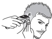PANASONIC ERSC60 - Réglage de la longueur autour des oreilles et sur les côtés - 2