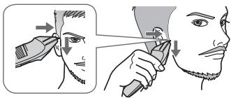 PANASONIC ERSC60 - Dar forma as patilhas - 1
