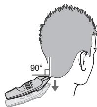 PANASONIC ERSC60 - Das flaumige Haar um die Nackenlinie herum schreiben - 1