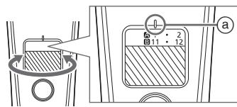 PANASONIC ERSC60 - De kniphhoogte aanpassen - 1