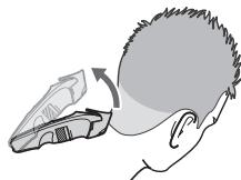 PANASONIC ERSC60 - How to align the length at the neckline and at the back of your head - 1