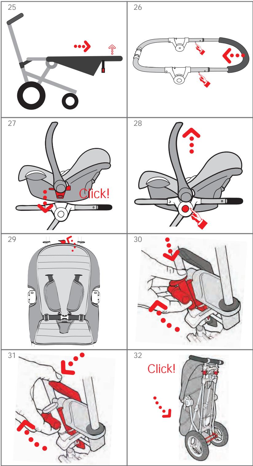 RED CASTLE MICRA LITE - ACCESSORIES (included with the stroller) - 1