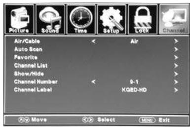 POLAROID TQL32R4,  TQL39R4P.133 - Channel Label - 1