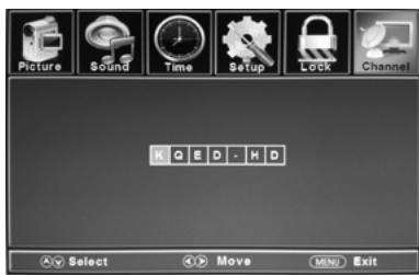 POLAROID TQL32R4,  TQL39R4P.133 - Channel Label - 3