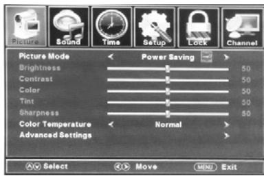 POLAROID TQL32R4,  TQL39R4P.133 - Picture settings - 1