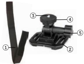 POLAROID XSS7 - HELMET MOUNTING SYSTEM - 1