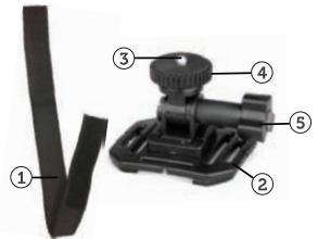 POLAROID XSS7 - SISTEMA DE MONTAJE EN CASCO - 1