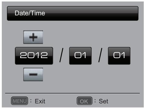POLAROID Z2300 - Setting the Date and Time - 2