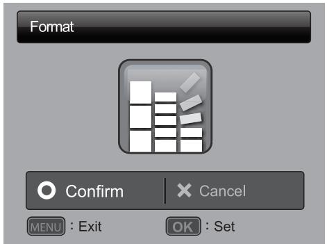POLAROID Z2300 - Formatting the Memory Card or Internal Memory - 2