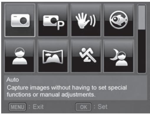 POLAROID Z2300 - Setting the Scene Mode - 1