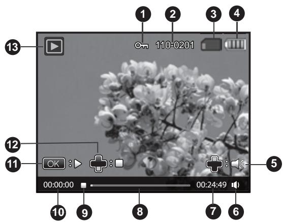 POLAROID Z2300 - Playback mode - Video playback - 3