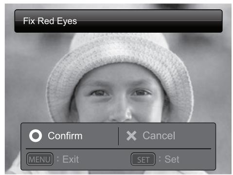 POLAROID Z2300 - Removing Red-eye - 2