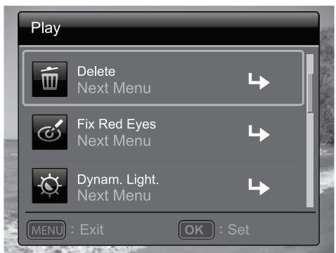 POLAROID Z2300 - Playback Menu - 1