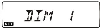 YAESU FT-7800E - Luminosite de l'afficheur - 2