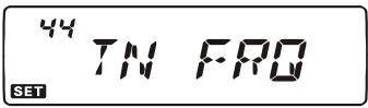 YAESU FT-7800E - Recherche automatique sur tonalite - 1