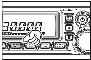 YAESU FT-7900E - Selection de la BANDE d'opération - 2
