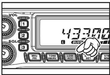 YAESU FT-7900E - Modification du niveau de puissance de l'émetteur - 1