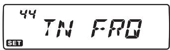 YAESU FT-7900E - Balayage de la recherche de tonalite - 1