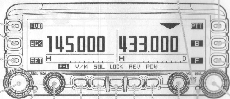 YAESU FTM-350AE - TOUCHE [PTT] - 1