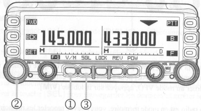 YAESU FTM-350AE - Mise en mémoire de fréquency de mémoire independante ("ODD SPLIT") - 1