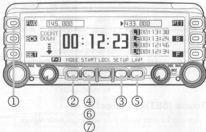 YAESU FTM-350AE - COMPTE à rebours - 1