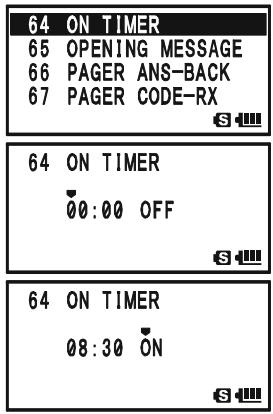 YAESU VX-8DR - ON TIMER - 1
