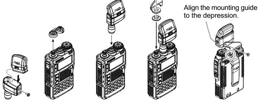 YAESU VX-8DR - Using the CT-136 GPS Antenna Adapter - 1