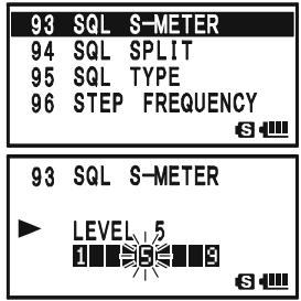 YAESU VX-8DR - SQL S-METER - 1