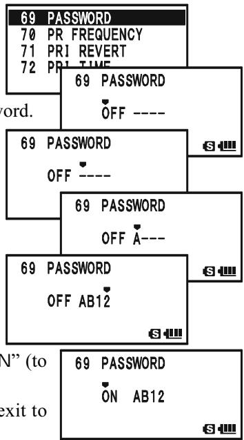 YAESU VX-8DR - Password - 2