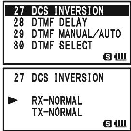 YAESU VX-8DR - DCS CODE INVERSION - 1