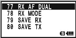 YAESU VX-8DR - SETTING THE AF-DUAL RESUME MODE - 1