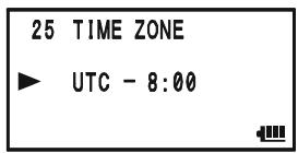 YAESU VX-8DR - SETTING THE TIME ZONE (TIME OFFSET) - 3