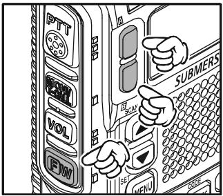 YAESU VX-8DR - SELECTING THE OPERATING BAND - 1