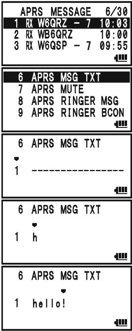 YAESU VX-8DR - STORE THE FIXED FORMMESSAGE - 1