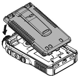 YAESU VX-8DR - INSTALLATION OF FNB-101LI BATTERY PACK - 1